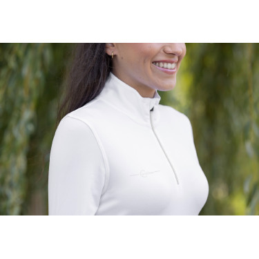 Polo Active Shirt dames Covalliero Wit Polo Active Shirt dames Covalliero Wit