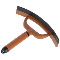 Gebogen zweetmes Covalliero Deluxe Bruin / zwart Gebogen zweetmes Covalliero Deluxe Bruin / zwart