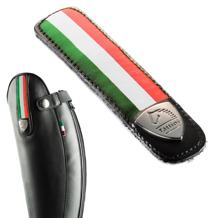 Leren Verwisselbare Armbanden Met Italiaanse Vlag
