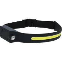 LED-hoofdlamp HeadFire 280 sensor Covalliero Zwart