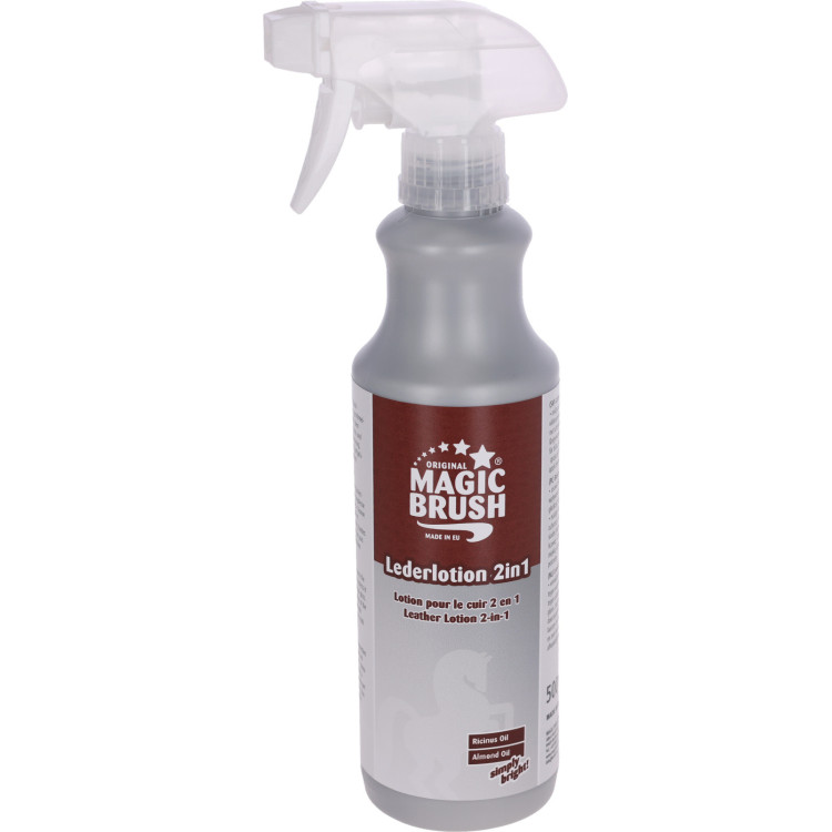 Lotion Magic Brush voor leer 2-in-1