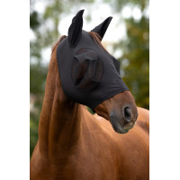 Vliegenmasker FinoStretch Zipper Covalliero Zwart Vliegenmasker FinoStretch Zipper Covalliero Zwart