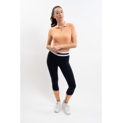 Legging Full grip Harcour Brookie Marine / abrikoos Marineblauw
