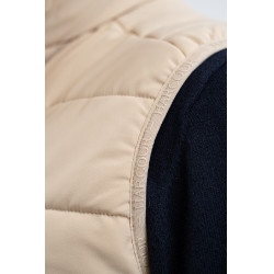 Mouwloos vest Boston Harcour heren Linnen Beige