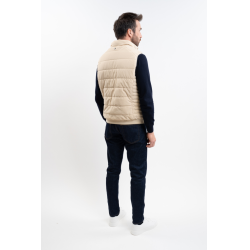 Mouwloos vest Boston Harcour heren Linnen Beige