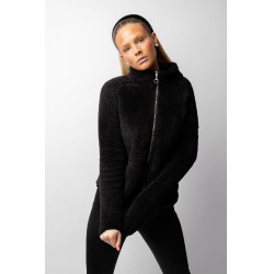 Teddy fleecejack Merida Horze dames Zwart Teddy fleecejack Merida Horze dames Zwart