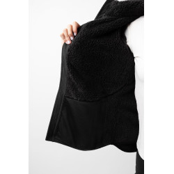 Teddy fleecejack Merida Horze dames Zwart Teddy fleecejack Merida Horze dames Zwart