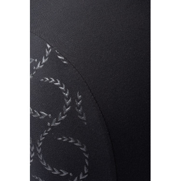 Hoogwaardige legging met volledige siliconen zitvlak Gillian Horze dames Zwart