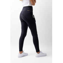 Legging Horze Mathilde siliconen full grip dames Donker marineblauw Legging Horze Mathilde siliconen full grip dames Donker marineblauw
