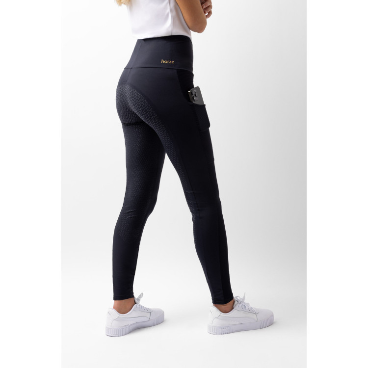 Legging Horze Mathilde siliconen full grip dames Legging Horze Mathilde siliconen full grip dames