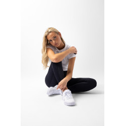 Legging Horze Mathilde siliconen full grip dames Donker marineblauw Legging Horze Mathilde siliconen full grip dames Donker marineblauw