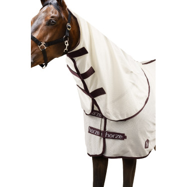 Vliegendeken Horze Paso Fino met afneembare hals en UV-bescherming Windsor wijn Bordeaux Vliegendeken Horze Paso Fino met afneembare hals en UV-bescherming Windsor wijn Bordeaux