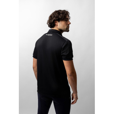 Functioneel poloshirt B Vertigo Flynn heren Zwart