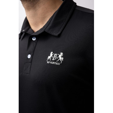 Functioneel poloshirt B Vertigo Flynn heren Zwart