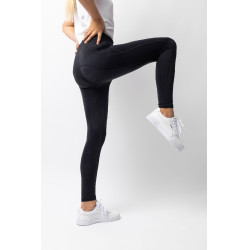 Kinderpaardrijlegging met volledig siliconen zitvlak Madison Horze Donker marineblauw