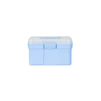 Doos en poetsborstels Horze kind Open lucht Blauw Doos en poetsborstels Horze kind Open lucht Blauw