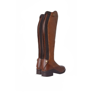 Rijlaarzen Horze met veters dames Lichtbruin