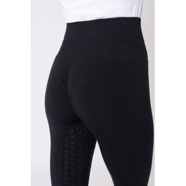 Scrunch rijlegging Horze Nessa full grip naadloos Zwart