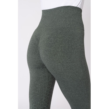 Scrunch rijlegging Horze Nessa full grip naadloos Opening Marineblauw