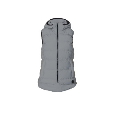 Gewatteerde mouwloze damesbodywarmer Horze reflecterend