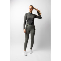 Rijbroek B Vertigo hybride compressie Chiara dames Warme basilicum Roze Rijbroek B Vertigo hybride compressie Chiara dames Warme basilicum Roze