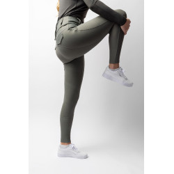 Rijbroek B Vertigo hybride compressie Chiara dames Warme basilicum Roze