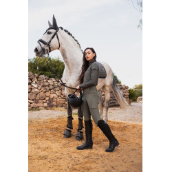 Rijbroek B Vertigo hybride compressie Chiara dames Warme basilicum Roze