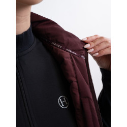 Mouwloos vest Harcour Balma Aubergine Bordeaux