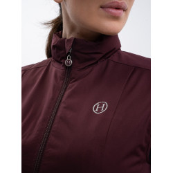 Mouwloos vest Harcour Balma Aubergine Bordeaux