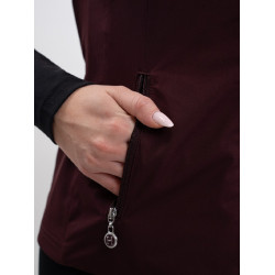 Mouwloos vest Harcour Balma Aubergine Bordeaux