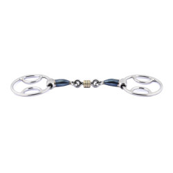 Mors Blue Steel Jump'In drie effecten dubbel gebroken met koperen ringen
