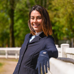 Wedstrijdjas Jump'In Dame Airtec Marine Marineblauw