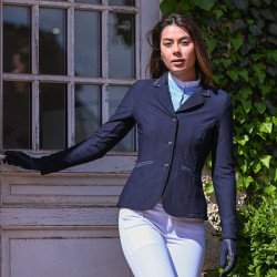 Wedstrijdjas Jump'In Dame Airtec Marine Marineblauw