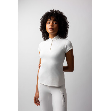 Wedstrijdshirt B Vertigo Liv sprankelend dames Glanzend wit