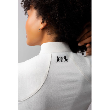 Wedstrijdshirt B Vertigo Liv sprankelend dames Glanzend wit