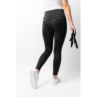 Hybride legging Horze Anya dames fullgrip Glanzend wit Hybride legging Horze Anya dames fullgrip Glanzend wit