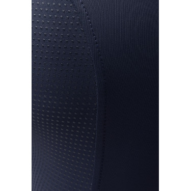 Hybride legging Horze Anya dames fullgrip Opening Marineblauw