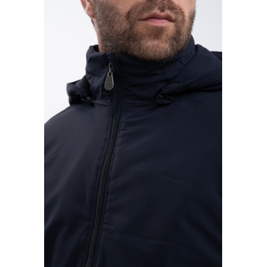 Lange parka Harcour Robertha heren Marine Marineblauw