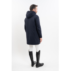 Lange parka Harcour Robertha heren Marine Marineblauw