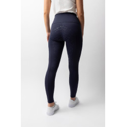 Hoogwaardige legging met volledige siliconen zitvlak Gillian Horze dames Opening Marineblauw Hoogwaardige legging met volledige siliconen zitvlak Gillian Horze dames Opening Marineblauw