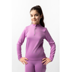Trainingsshirt Horze Mea kind Bleek Paars Violet Trainingsshirt Horze Mea kind Bleek Paars Violet