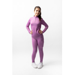 Trainingsshirt Horze Mea kind Bleek Paars Violet Trainingsshirt Horze Mea kind Bleek Paars Violet