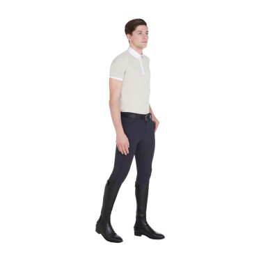 Strakke broek met volledige grip heren Aria Equestro Marineblazer Marineblauw
