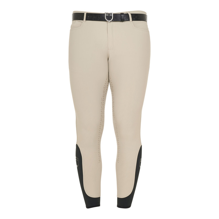 Broek met volledige grip voor heren in technisch stof Equestro Broek met volledige grip voor heren in technisch stof Equestro