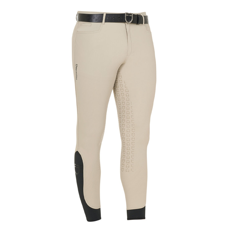 Broek met volledige grip voor heren in technisch stof Equestro Broek met volledige grip voor heren in technisch stof Equestro