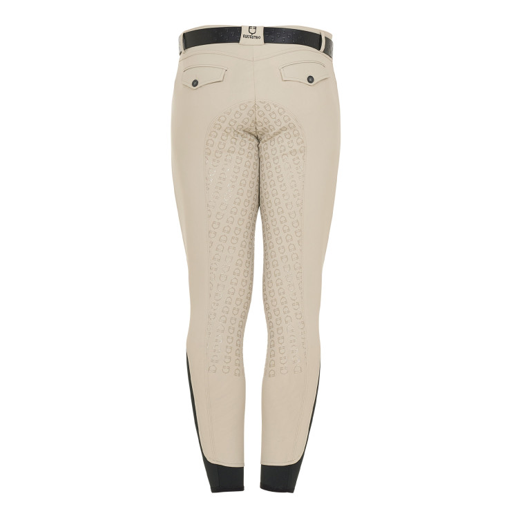 Broek met volledige grip voor heren in technisch stof Equestro Broek met volledige grip voor heren in technisch stof Equestro