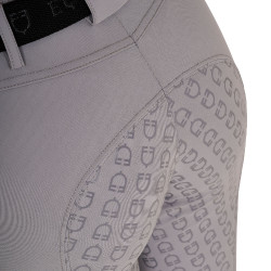 Damesbroek met volledig grip Aria van technisch stof Equestro Grijs rijp