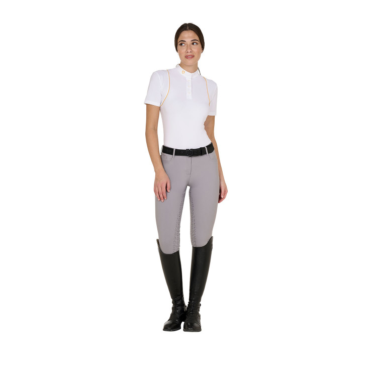 Damesbroek met volledig grip Aria van technisch stof Equestro Damesbroek met volledig grip Aria van technisch stof Equestro