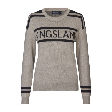 Gebreide trui Kingsland KLNancy dames Beige gemengd