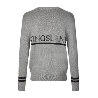 Gebreide trui Kingsland KLNolan heren Gemengd middengrijs